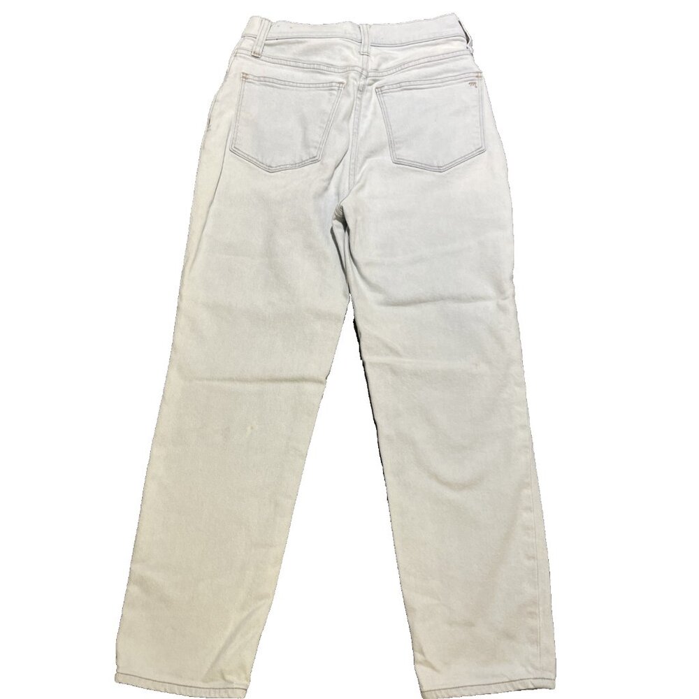 Madewell The MomJean Women's Size 26 *25x24.5* Lite Blue Demin High-Rise Cropped - Picture 2 of 13
